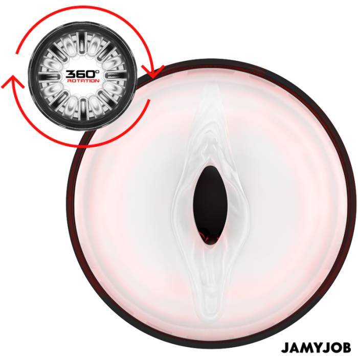 JAMYJOB - MASTURBADOR AUTOMÃTICO DE VAGINA CYCLONE 10 MODOS DE SUCÃÃO E IMPULSO