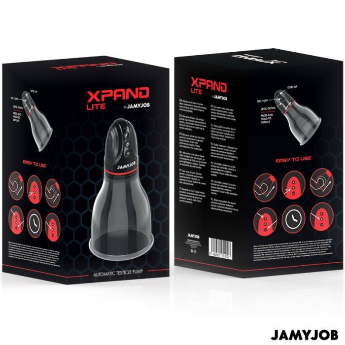 JAMYJOB - XPAND LITE BOMBA DE TESTE AUTOMÃTICA 3 NÃVEIS DE SUCÃÃO CINZA
