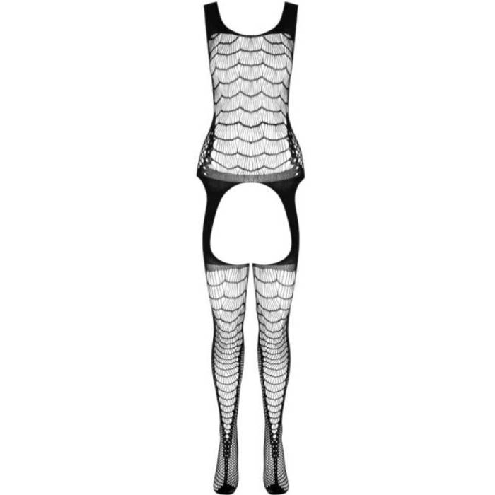 PASSION - BS 104 BODYSTOCKING PRETO TAMANHO ÃNICO