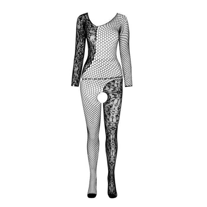 PASSION - BS 107 BODYSTOCKING BRANCO TAMANHO ÃNICO