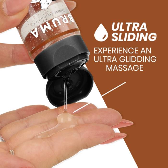 BRUMA - ÃLEO DE MASSAGEM PREMIUM EFEITO CALOR SABOR CUPCAKE 3 EM 1 - 100 ML