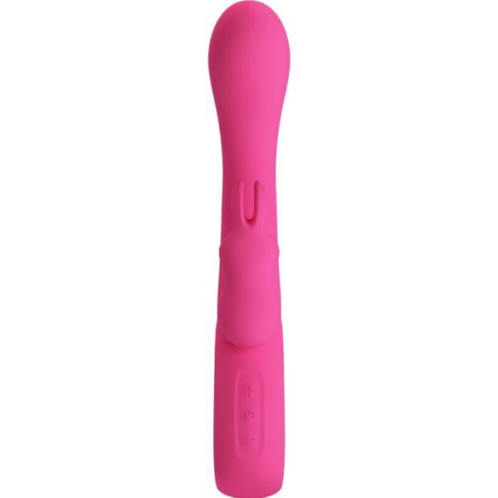 PRETTY LOVE - NOVAK RABBIT VIBRADOR 12 VIBRAÃÃES ROSA
