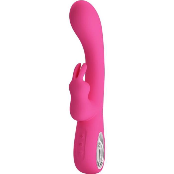 PRETTY LOVE - NOVAK RABBIT VIBRADOR 12 VIBRAÃÃES ROSA