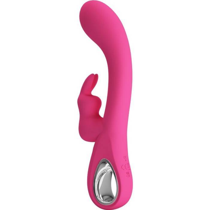 PRETTY LOVE - NOVAK RABBIT VIBRADOR 12 VIBRAÃÃES ROSA