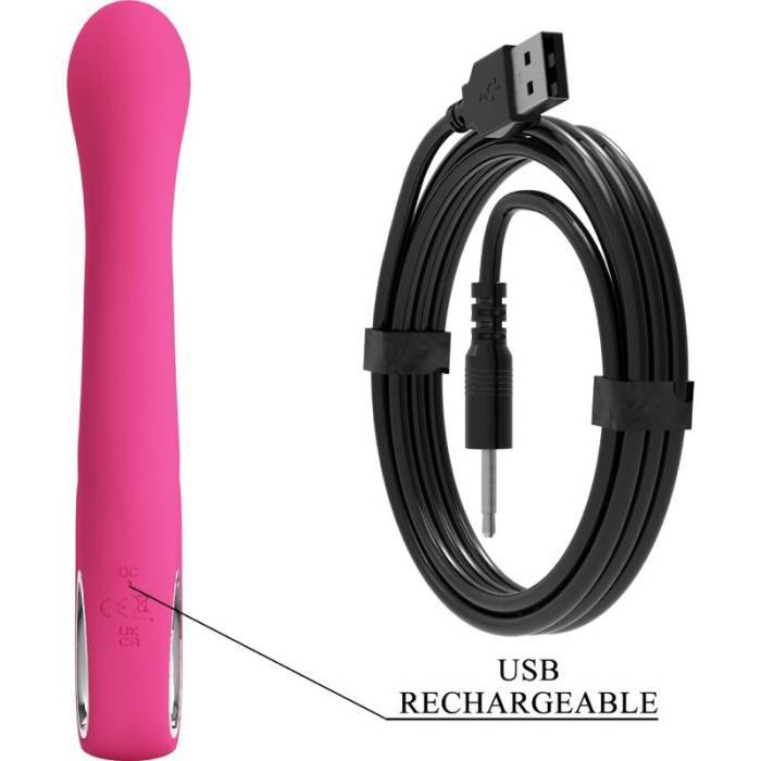 PRETTY LOVE - NOVAK RABBIT VIBRADOR 12 VIBRAÃÃES ROSA