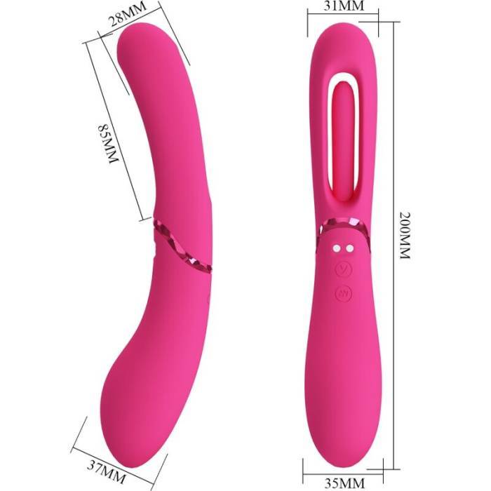 ROMANCE - VIBRADOR LEXIE G-SPOT 7 VIBRAÃÃES ROSA