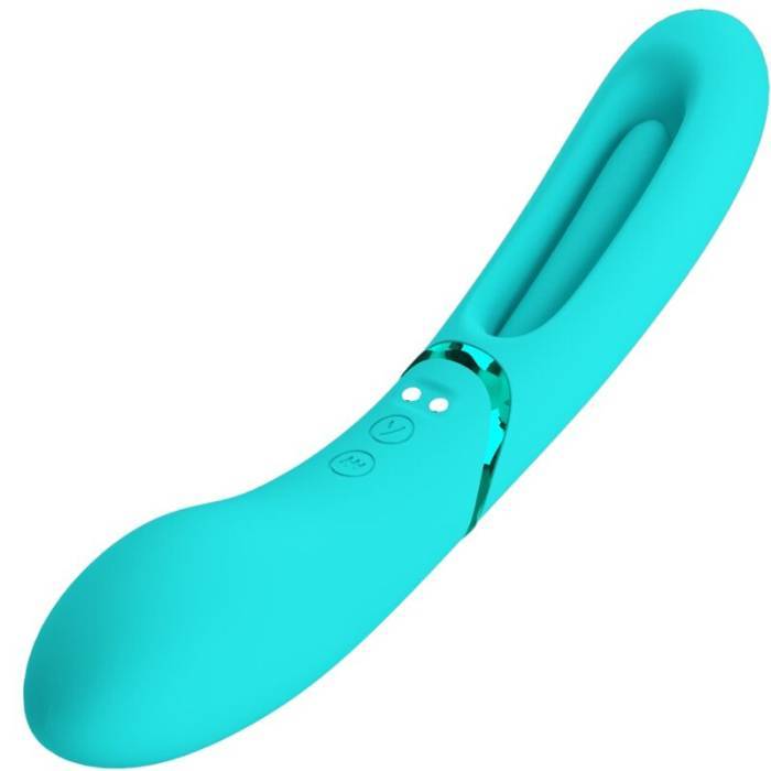 ROMANCE - VIBRADOR LEXIE G-SPOT 7 VIBRAÃÃES AZUL