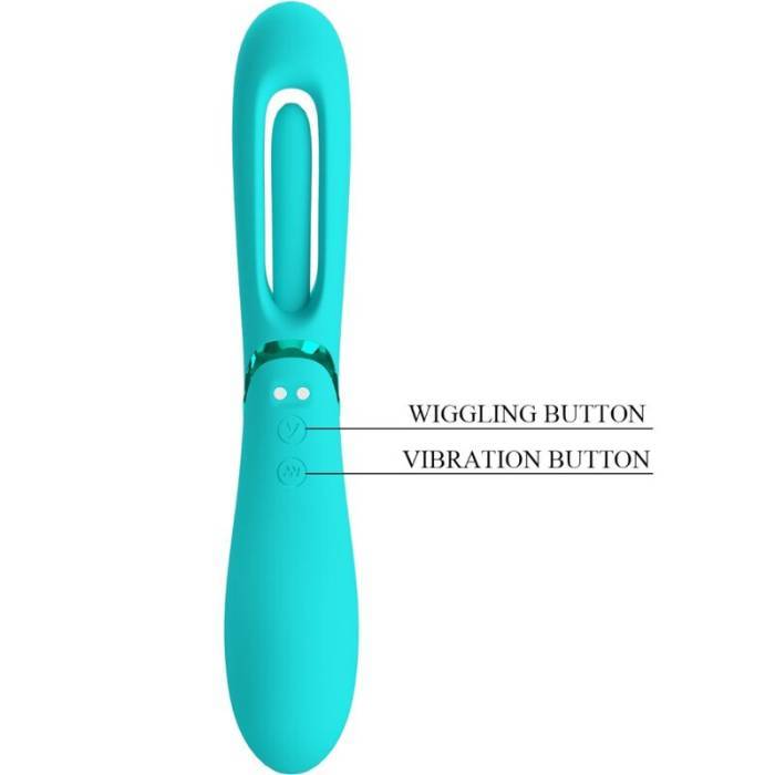 ROMANCE - VIBRADOR LEXIE G-SPOT 7 VIBRAÃÃES AZUL
