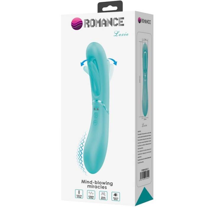 ROMANCE - VIBRADOR LEXIE G-SPOT 7 VIBRAÃÃES AZUL