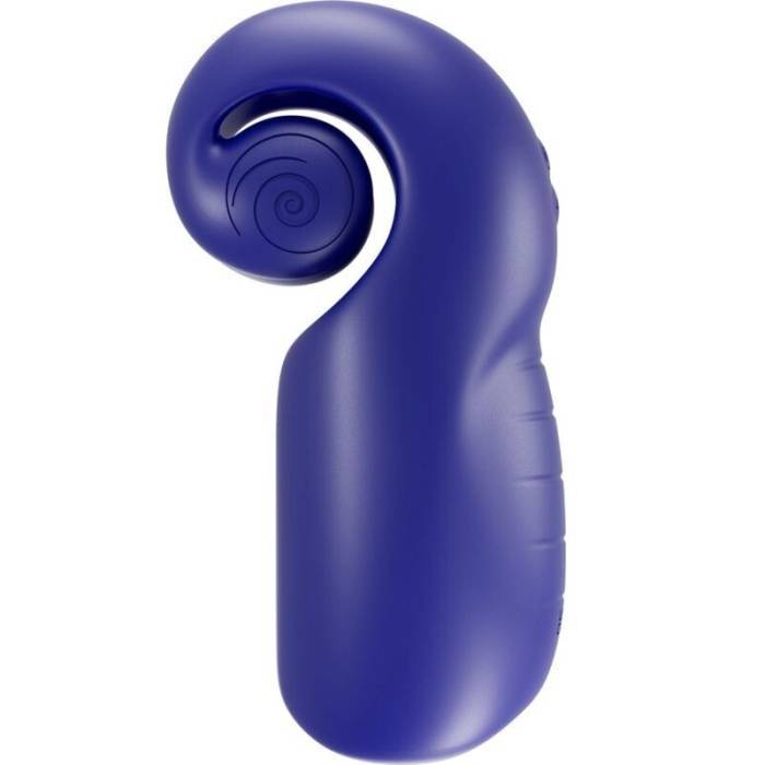 SNAIL VIBE - EVO PARA ELE MASTURBADOR MASCULINO SLIDE N´ROLL AZUL ESCURO