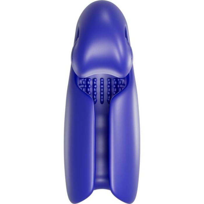 SNAIL VIBE - EVO PARA ELE MASTURBADOR MASCULINO SLIDE N´ROLL AZUL ESCURO
