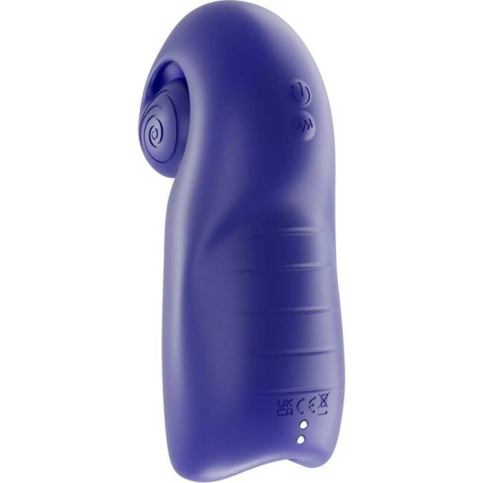 SNAIL VIBE - EVO PARA ELE MASTURBADOR MASCULINO SLIDE N´ROLL AZUL ESCURO