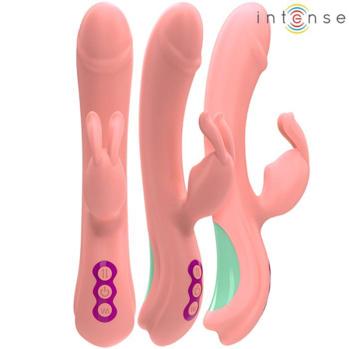 INTENSE - RACHEL RABBIT VIBRADOR 5 VIBRAÃÃES ROSA