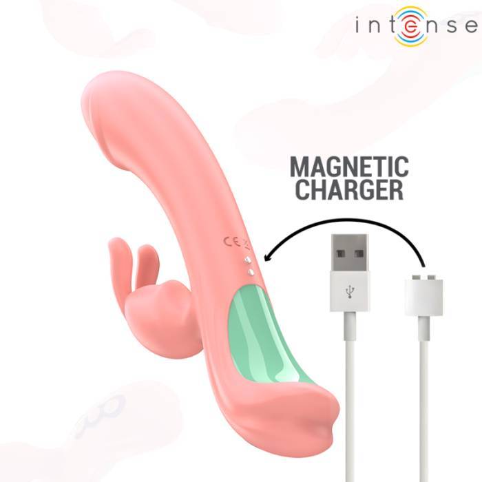 INTENSE - RACHEL RABBIT VIBRADOR 5 VIBRAÃÃES ROSA