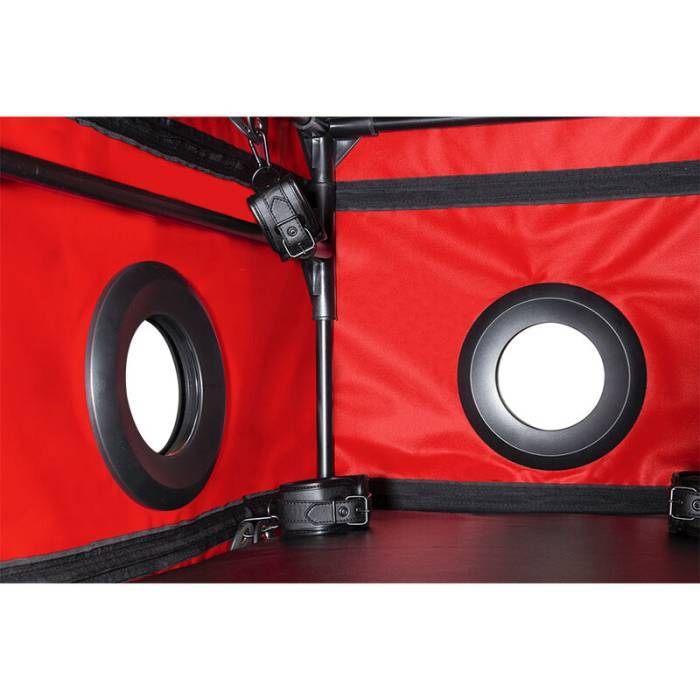 SECRET DOME - KINK CLUB LA NICHE CABIN PRETO E VERMELHO