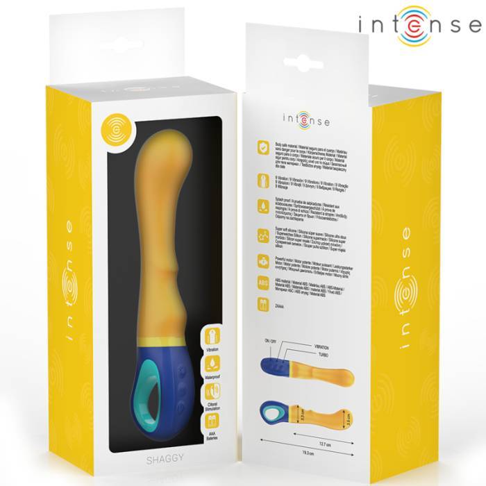 INTENSE - SHAGGY VIBRADOR G-SPOT AMARELO