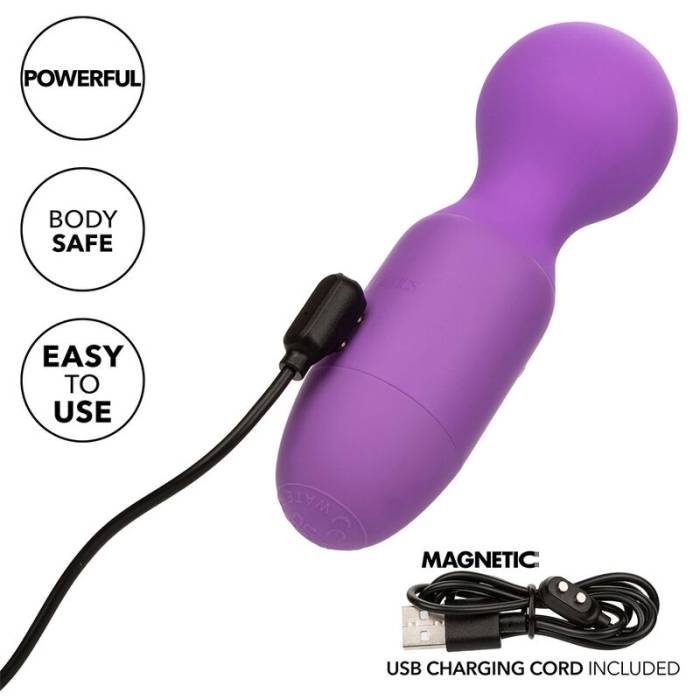 CALEXOTICS - FIRST TIME MASSAGEADOR RECARREGÃVEL 10 VIBRAÃÃES ROXO