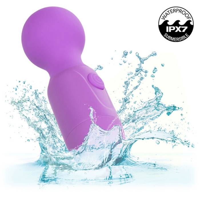 CALEXOTICS - FIRST TIME MASSAGEADOR RECARREGÃVEL 10 VIBRAÃÃES ROXO