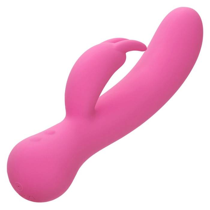 CALEXOTICS - FIRST TIME VIBRADOR COELHO RECARREGÃVEL ROSA