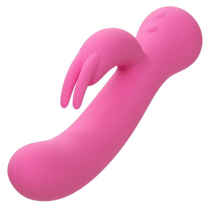 CALEXOTICS - FIRST TIME VIBRADOR COELHO RECARREGÃVEL ROSA