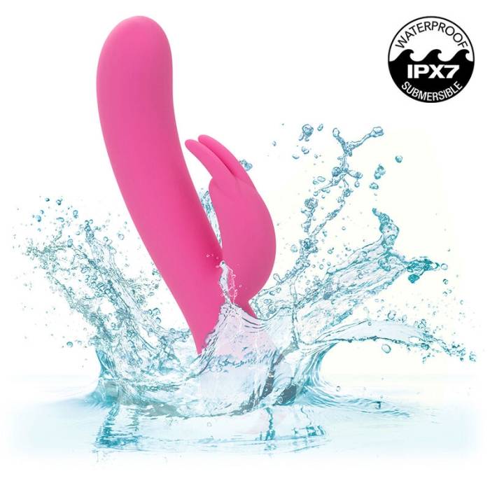 CALEXOTICS - FIRST TIME VIBRADOR COELHO RECARREGÃVEL ROSA