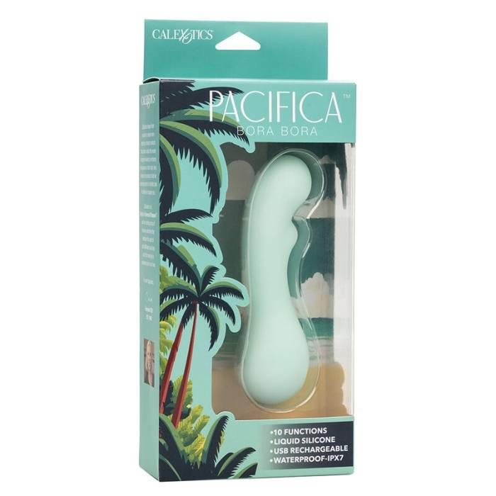 CALEXOTICS - PACIFICA BORA BORA ESTIMULADOR PONTO G 10 VIBRAÃÃES AQUA