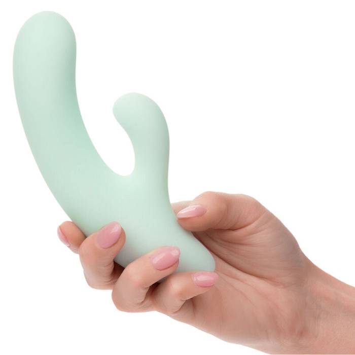 CALEXOTICS - PACIFICA FIJI VIBRADOR E ESTIMULADOR PONTO G 10 VIBRAÃÃES AQUA