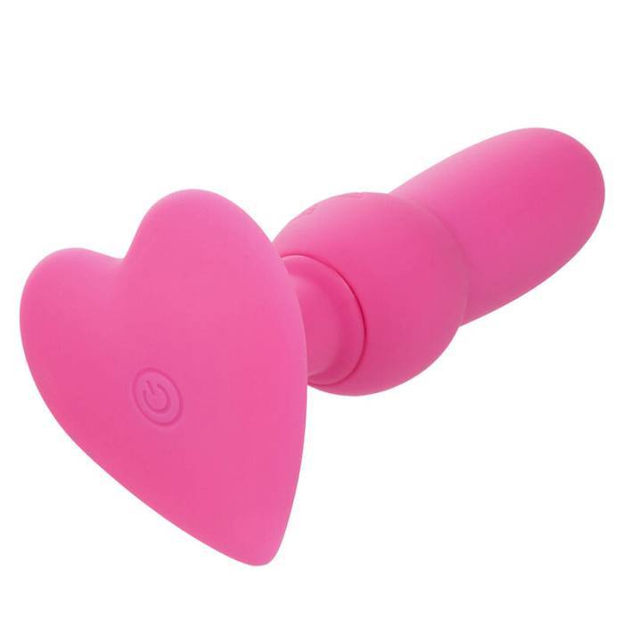 CALEXOTICS - FIRST TIME PLUG ANAL SONDA DE CONTAS 10 VIBRAÃÃES ROSA