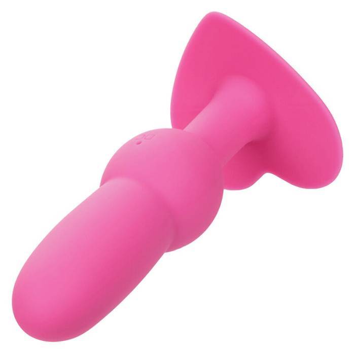 CALEXOTICS - FIRST TIME PLUG ANAL SONDA DE CONTAS 10 VIBRAÃÃES ROSA