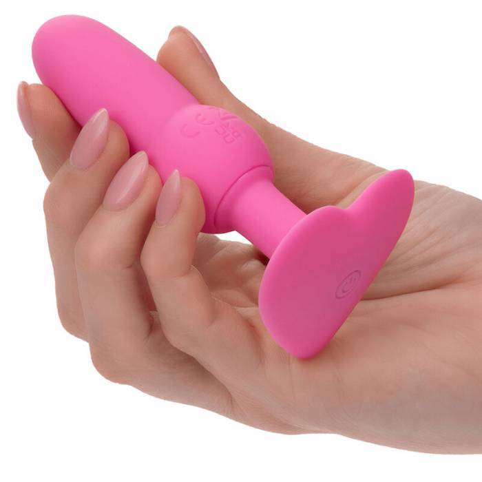 CALEXOTICS - FIRST TIME PLUG ANAL SONDA DE CONTAS 10 VIBRAÃÃES ROSA