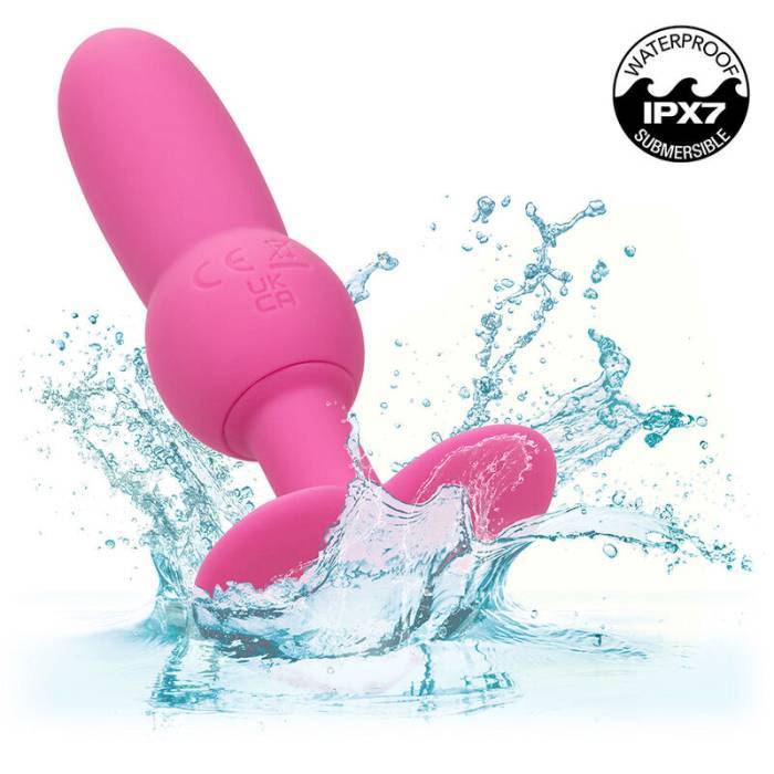 CALEXOTICS - FIRST TIME PLUG ANAL SONDA DE CONTAS 10 VIBRAÃÃES ROSA