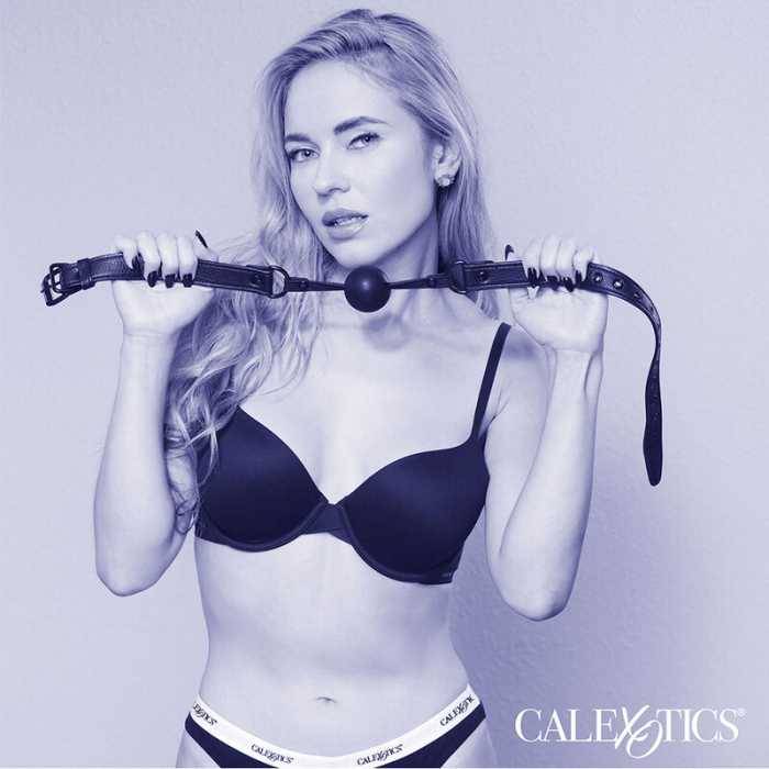 CALEXOTICS - NOCTURNAL MORDAÃA DE BOLA SILICONE PRETO