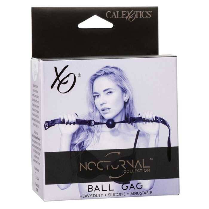 CALEXOTICS - NOCTURNAL MORDAÃA DE BOLA SILICONE PRETO