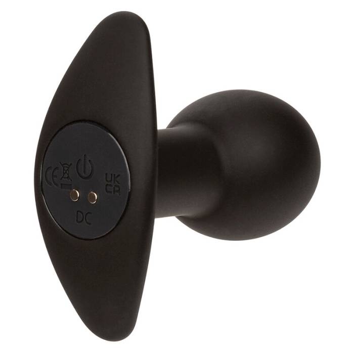 CALEXOTICS - ROCK BOTTOM PLUG ANAL 10 VIBRAÃÃES SILICONE PRETO
