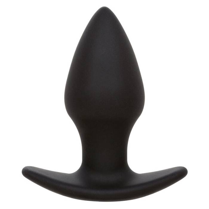 CALEXOTICS - ROCK BOTTOM PLUG ANAL PERFEITO 10 VIBRAÃÃES SILICONE PRETO