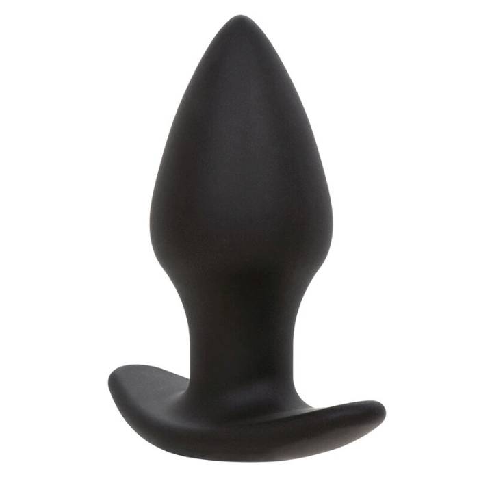 CALEXOTICS - ROCK BOTTOM PLUG ANAL PERFEITO 10 VIBRAÃÃES SILICONE PRETO