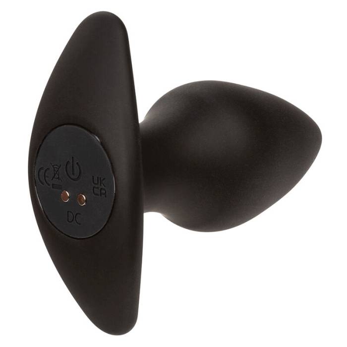 CALEXOTICS - ROCK BOTTOM PLUG ANAL PERFEITO 10 VIBRAÃÃES SILICONE PRETO