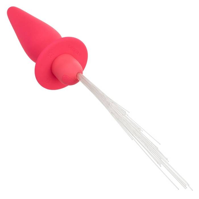 CALEXOTICS - SOUTHERN LIGHTS LIGHT UP ANAL PLUG 10 VIBRAÃÃES SILICONE ROSA