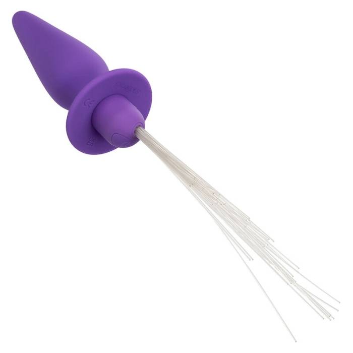 CALEXOTICS - SOUTHERN LIGHTS LIGHT UP ANAL PLUG 10 VIBRAÃÃES SILICONE ROXO