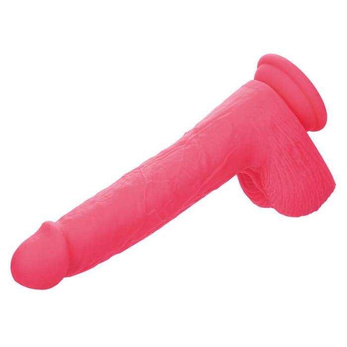 CALEXOTICS - STUDS VIBRADOR REALISTA 10 VIBRAÃÃES ROSA