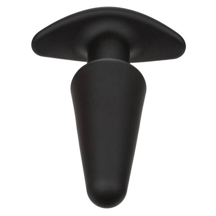 CALEXOTICS - ROCK BOTTOM PLUG ANAL CÃNICO 10 VIBRAÃÃES SILICONE PRETO