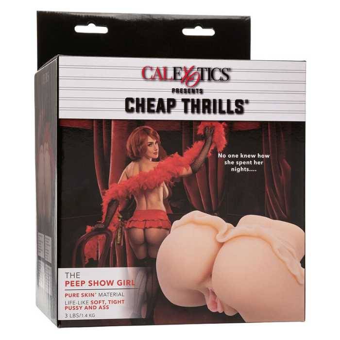 CALEXOTICS - THE PEEP SHOW GIRL DUPLO MASTURBADOR REALISTA CARNE