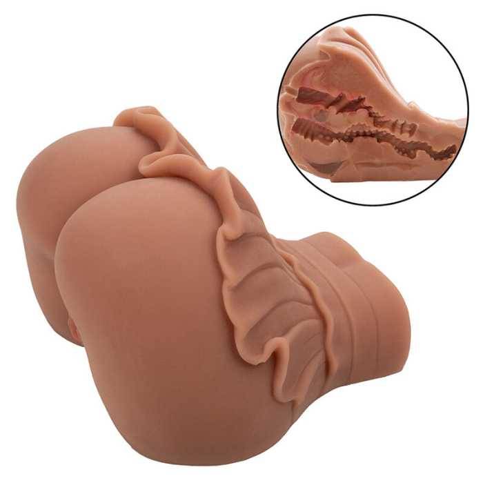 CALEXOTICS - A RAINHA DO BAILE MASTURBADOR DUPLO REALÃSTICO CARAMELO