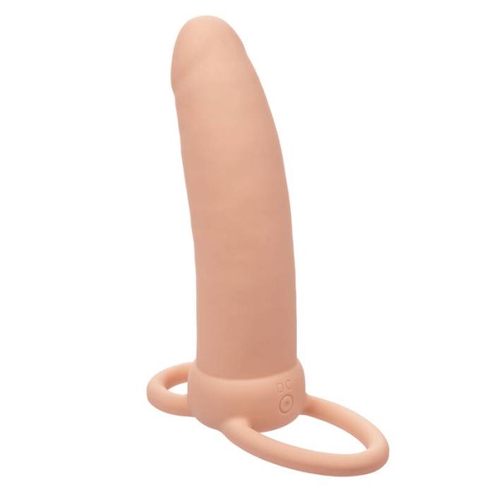 CALEXOTICS - MAXX THICK DUAL PENETRATOR 10 VIBRAÃÃES CARNE
