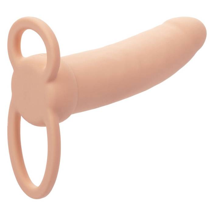 CALEXOTICS - MAXX THICK DUAL PENETRATOR 10 VIBRAÃÃES CARNE