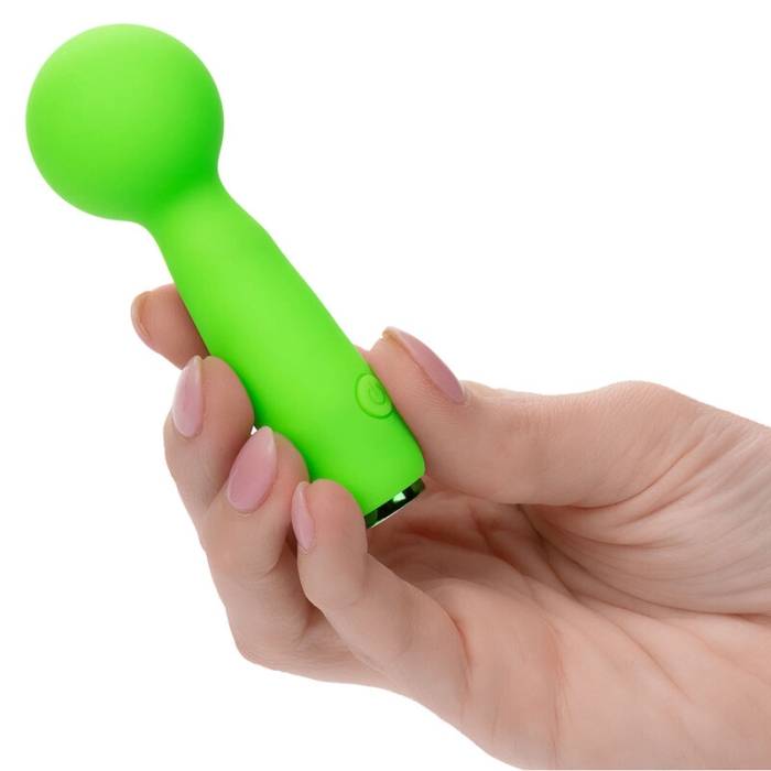 CALEXOTICS - NEON VIBES BUBBLY VIBE O MINI MASSAGEADOR 10 VIBRAÃÃES VERDE
