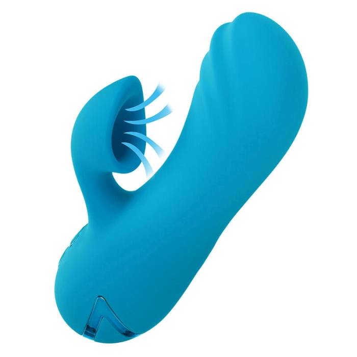 CALEXOTICS - SUNSET BEACH SEDUCER VIBRADOR E ESTIMULADOR 10 FUNÃÃES AZUL