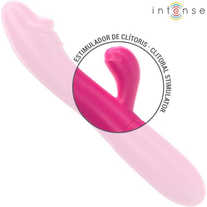 INTENSE - IVY VIBRADOR FLEXÃVEL 10 VIBRAÃÃES COM LÃNGUA ESTIMULANTE ROSA