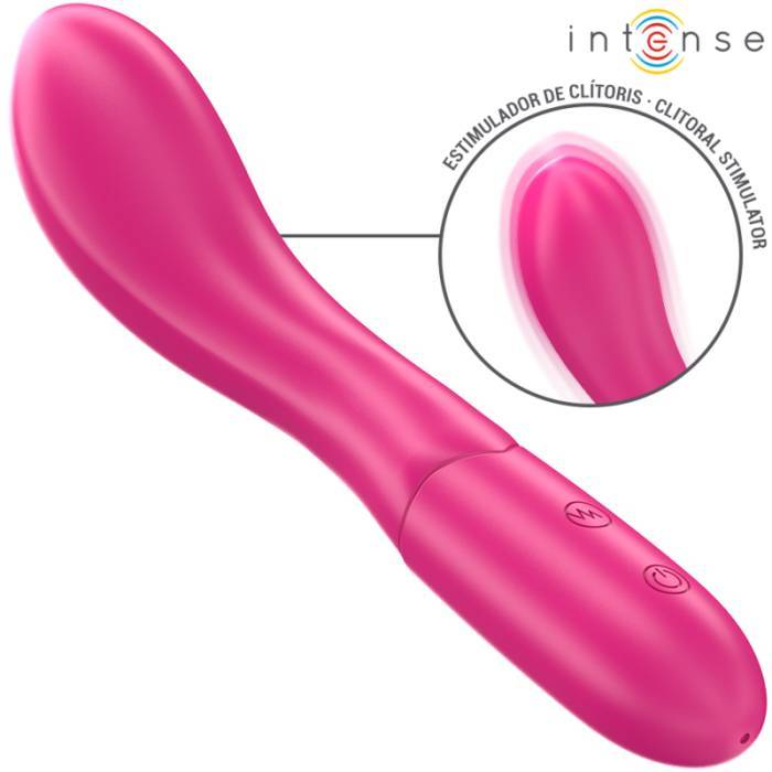 INTENSE - LISETTE VIBRADOR 19 CM FLEXÃVEL 10 VIBRAÃÃES ROSA