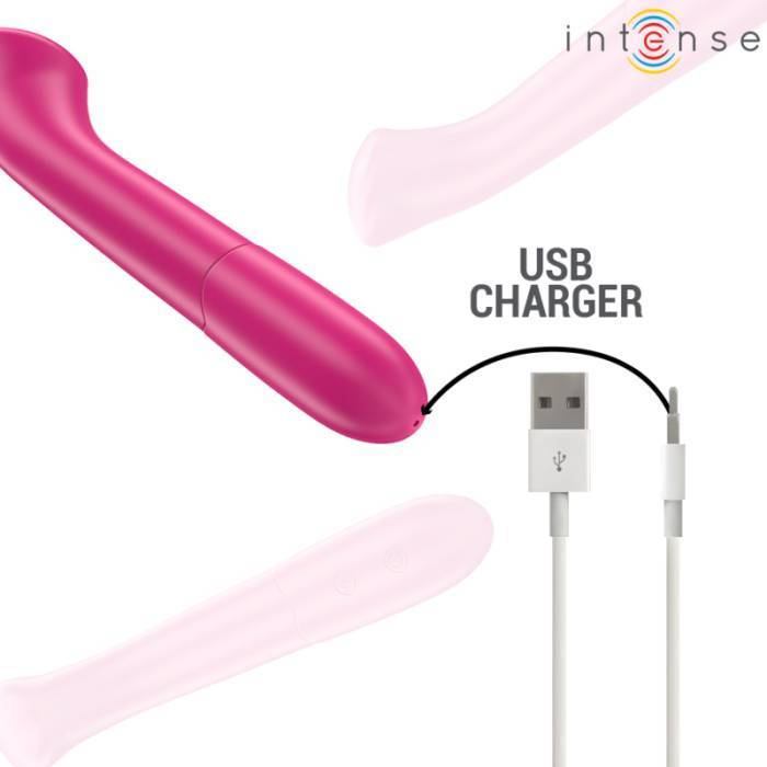 INTENSE - PATY VIBRADOR 19 CM FLEXÃVEL 10 VIBRAÃÃES MODELO 2 ROSA